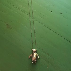 Penguin pendant necklace